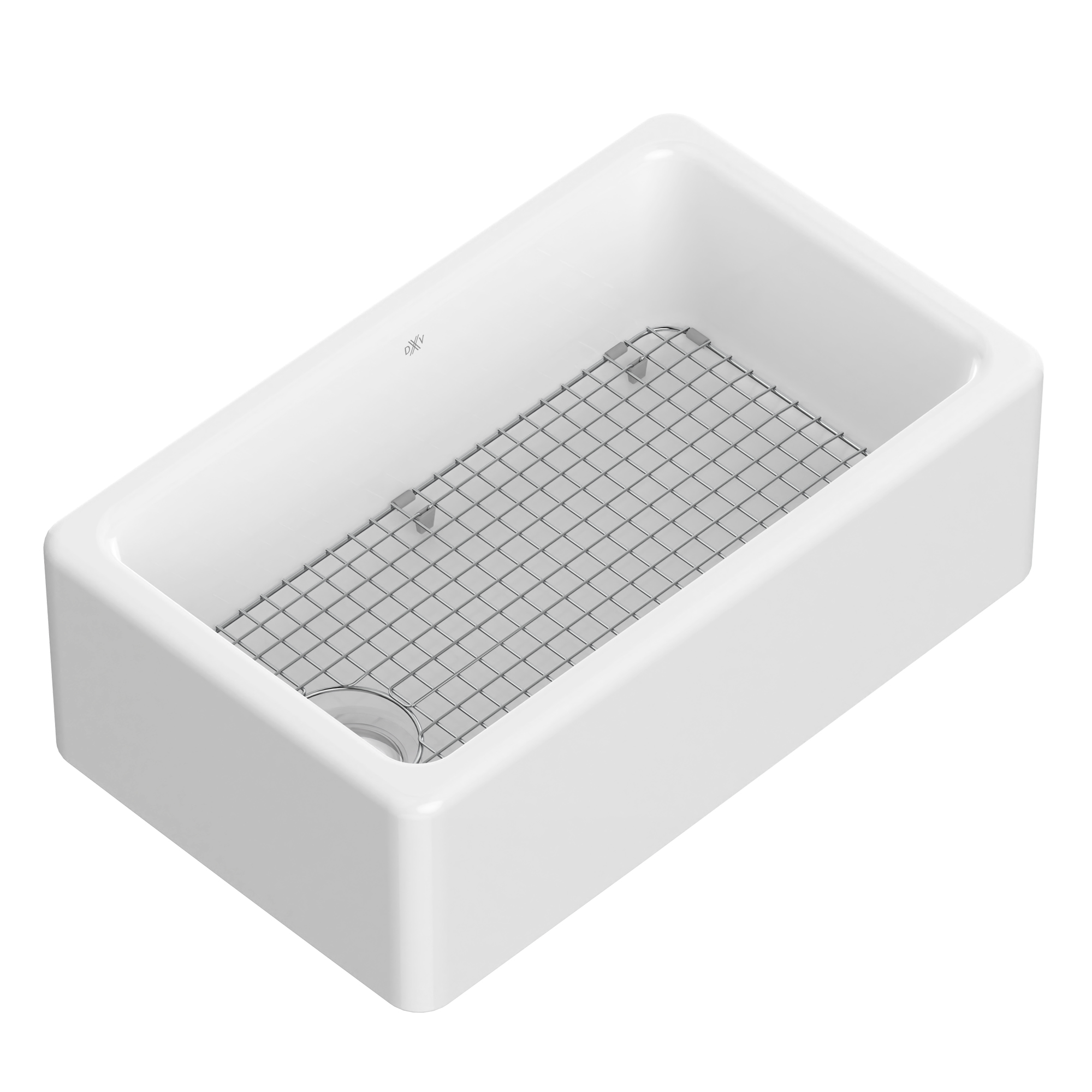 Hillside 30 in. Apron Kitchen Sink with Offset Drain